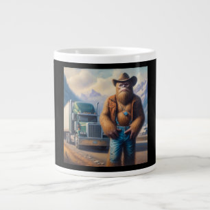 Bigfoot Truck Driver Large Coffee Mug