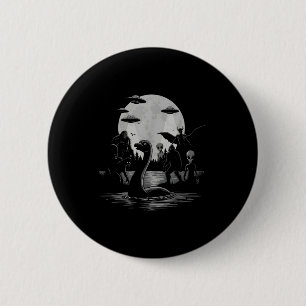 Bigfoot Ufo Loch Ness Monster Mothman And Aliens! 2 Inch Round Button