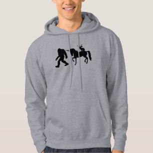 Bigfoot, Unicorn and Jack A Lope Hoodie