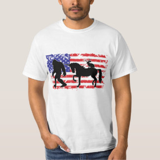 Bigfoot, Unicorn and Jackalope in the American Fla T-Shirt