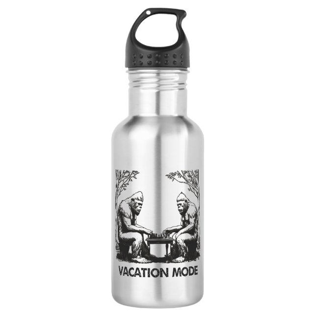 Bigfoot Vacation Mode Chess 532 Ml Water Bottle (Front)