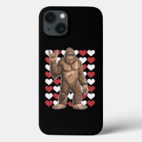 Bigfoot Valentines Day Funny Hearts Sasquatch Love