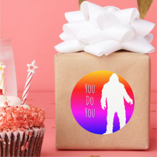 Bigfoot vous faites vous ronde autocollant