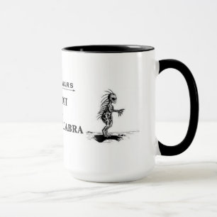 "Bigfoot vs. El Chupacabra" mug