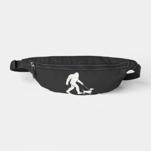 Bigfoot Walking Dachshund Funny Wiener Dog Dad Fanny Pack