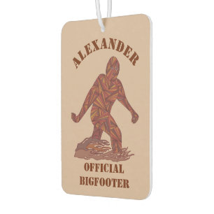 Bigfoot Walking Sasquatch Sweet Smelling Squatch Air Freshener