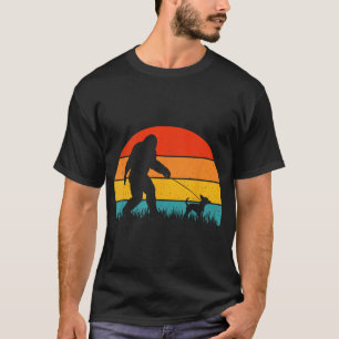 Bigfoot Walking Sunset Off Sasquatch Chihuahua T-Shirt