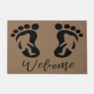 Bigfoot Welcome Doormat | Bigfoot Home Decor