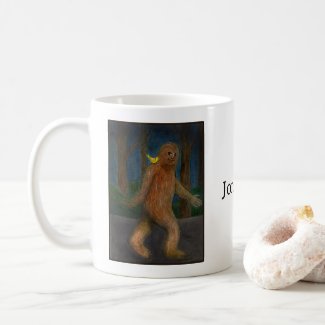 Bigfoot with a little yellow bird custom name