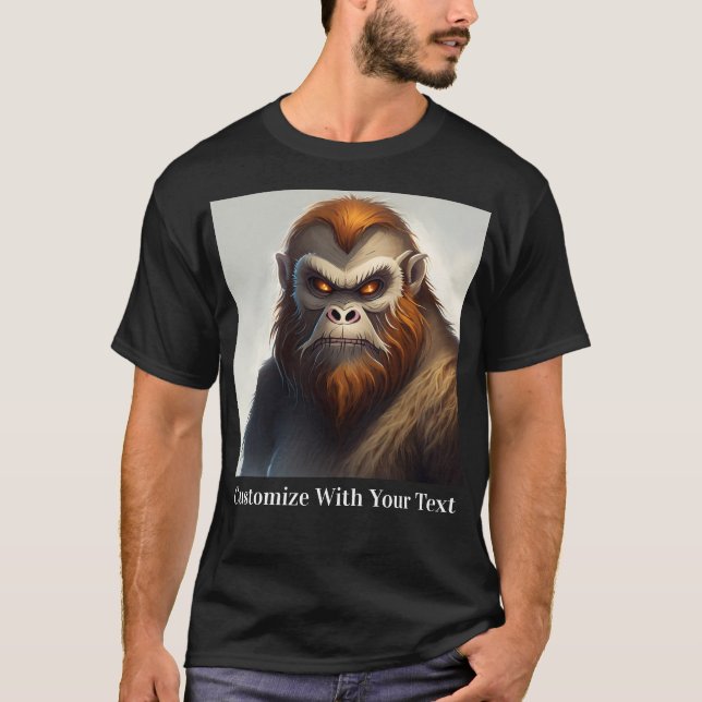 Bigfoot with Red Eyes T-Shirt (Front)