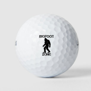 Bigfoot Zone Funny Bigfoot Golf Balls
