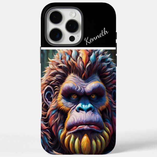 Bigfoot's Colourful Gaze Case-Mate iPhone Case (Back)