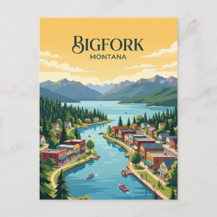 Bigfork, Montana Postcard