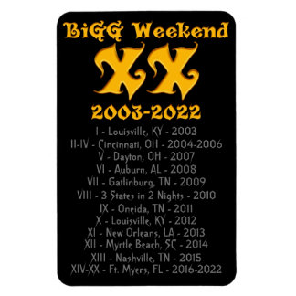 BiGG Weekend XX Magnet d'histoire