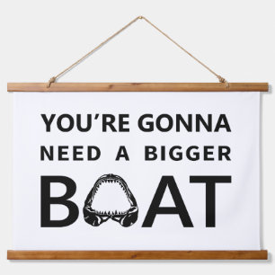 Bigger Boat Jaws Hanging Tapestry