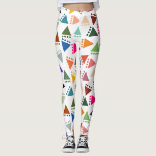 Bigger Boho Triangles  Leggings