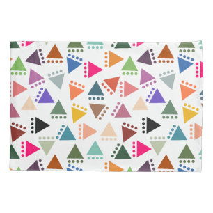 Bigger Boho Triangles Pillowcase