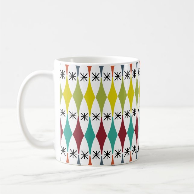 Bigger Diamonds and Starbursts  Coffee Mug (Left)