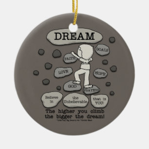 Bigger Dream Ceramic Ornament