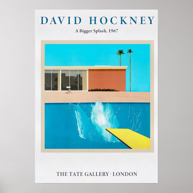 Bigger Splash 1967 Poster (Front)