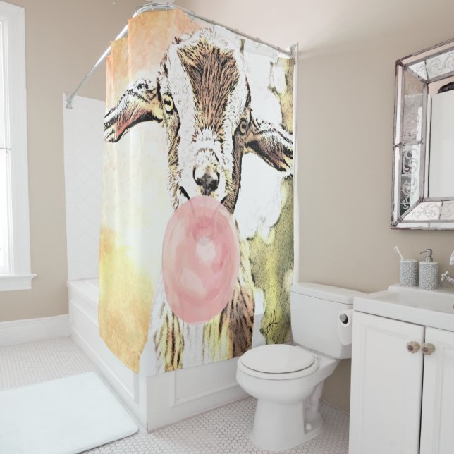 Bigger than Life Baby Toggenburg Goat  Bubblegum (In Situ)