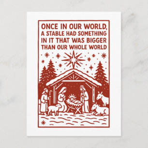 Bigger than our whole world 1 postcard