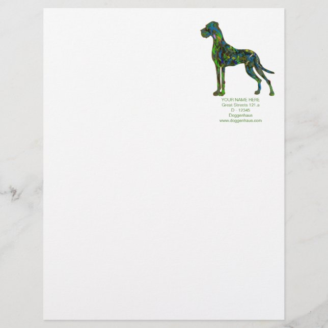 Biggest Dog in the jungle Letterhead (Front)