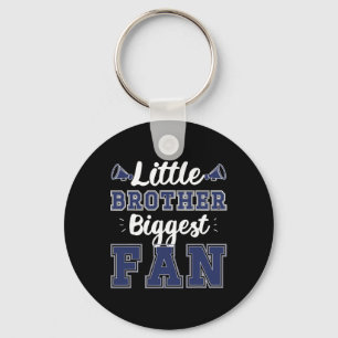 Biggest Fan Cheer Brother Of A Cheerleader Brother Keychain