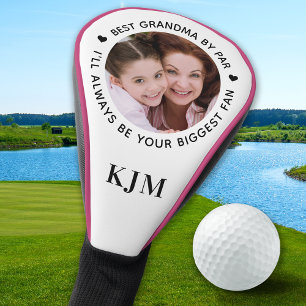 Biggest Fan - GRANDMA Personalized Photo Monogram Golf Head Cover