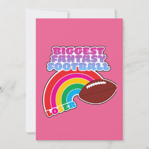 Biggest Fantasy Football Loser Punishment Invitation