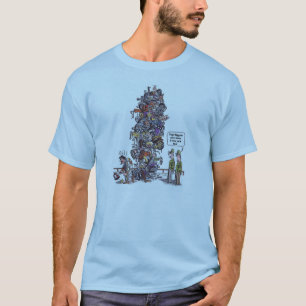 Biggest Sore Loser cartoon blue humour shirt