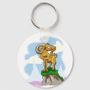Bighorn Ram Keychain