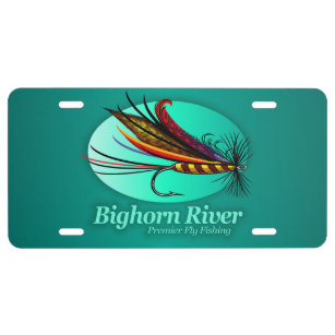 Fly Fishing Licence Plates