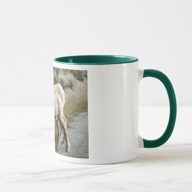 Bighorn Sheep in the Mountains Mug (Right)