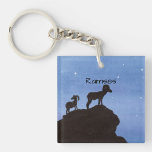 Bighorn Sheep Keychain