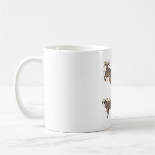 bighorn sheep pack coffee mug