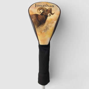 Bighorn Sheep Personalized Golf Head Cover