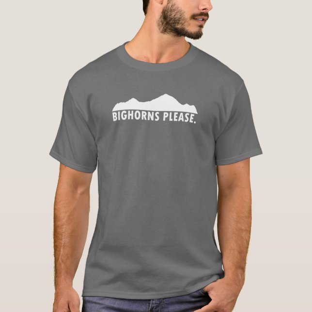 Bighorns Please T-Shirt (Front)