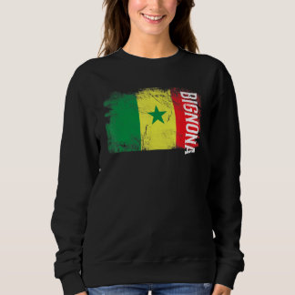 Bignona Senegal Flag For Senegalese Men Women Kids Sweatshirt