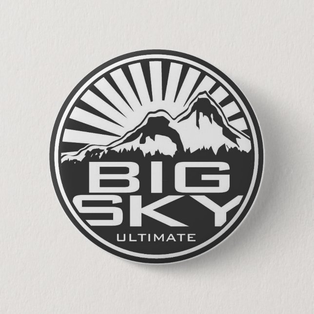 BigSky Flair 2 Inch Round Button (Front)