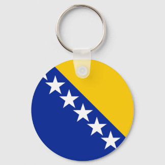 BiH Flag Coaster Keychain