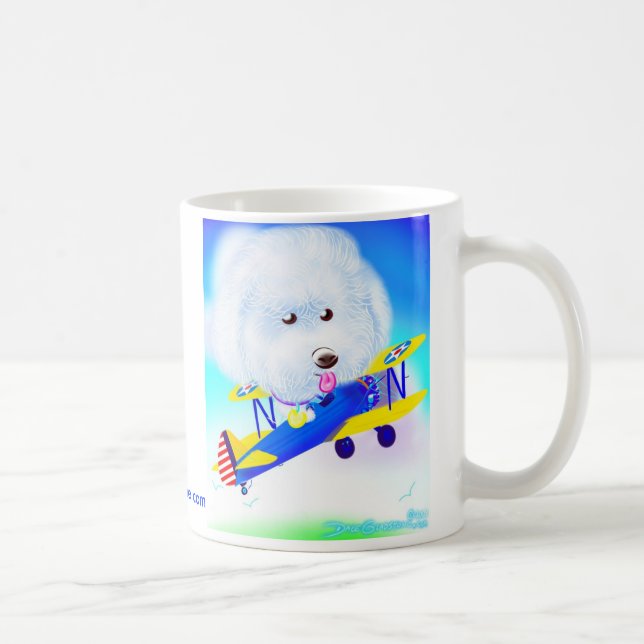 Bijon Frise Pilot Mug (Right)