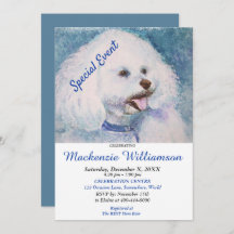 BIJON FRISE PUPPY WISHES HAPPY BIRTHDAY