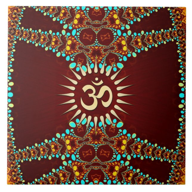 Bijou de Bohême Aum Omkara Carreaux céramiques (Devant)