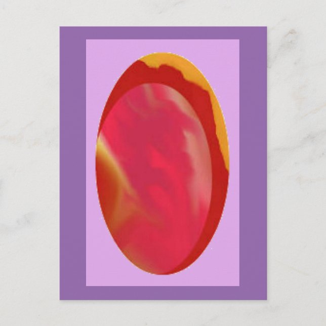 Bijou en forme d'oeuf / Carte postale Art numériqu (Devant)
