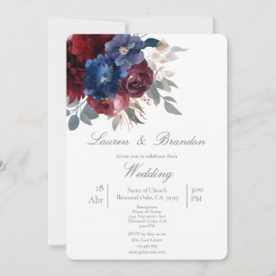 Bijou Faire-part de mariage fleurie
