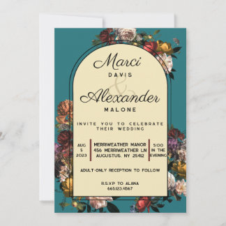 Bijou Maximaliste Faire-part de mariage tonique