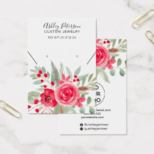 Bijoux à fleurs de Noël