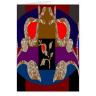 Bijoux argentés de l'or n : Regard brodé gravé