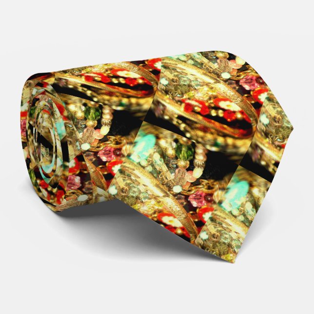 Bijoux assortis Imprimer cravate (Roulé)